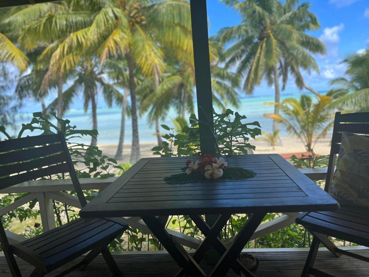 Paparei Beachfront Bungalows, Aitutaki Arutanga Εξωτερικό φωτογραφία