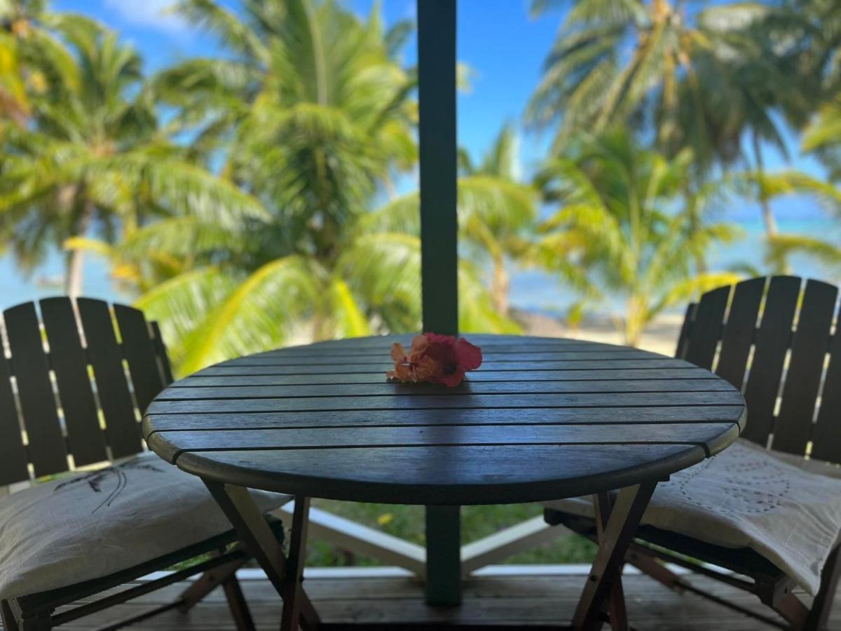 Paparei Beachfront Bungalows, Aitutaki Arutanga Εξωτερικό φωτογραφία